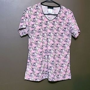 Cat scrub top